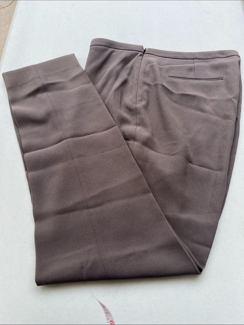 Elie Tahari Tailored Trousers in Mushroom Taupe